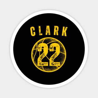 Clark Yellow Jersey Number 22 Magnet